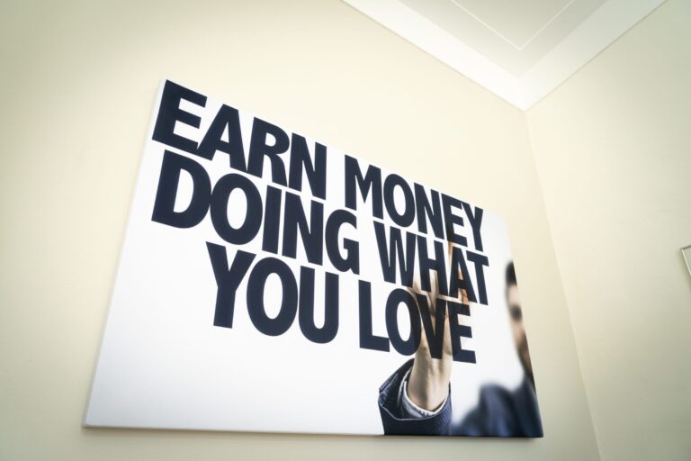 Earn money doing what you love